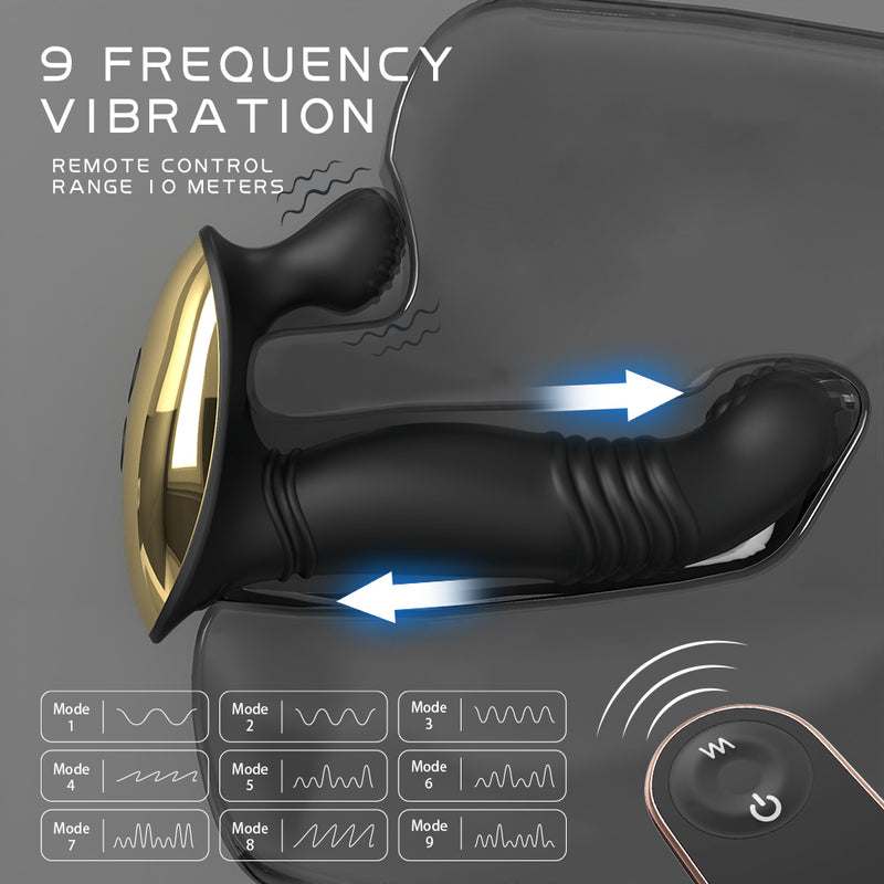 YoYoLemon Prostaatstimulator P-spotstimulator voor mannen, vibrerend anaal speelgoed